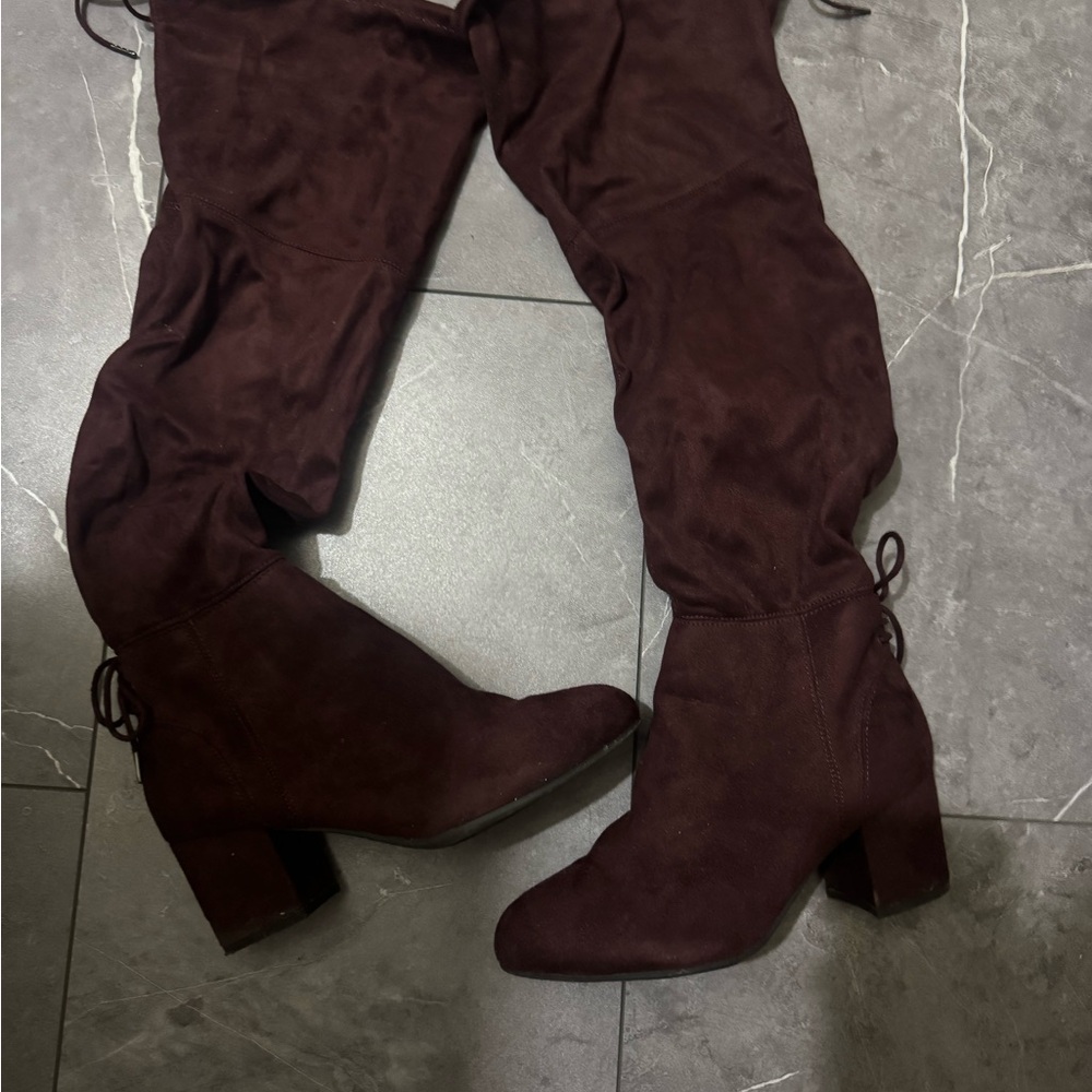 Circus by Sam Edelman Burgundy Over the Knee Boots